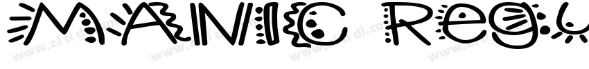 MANIC Regular字体转换